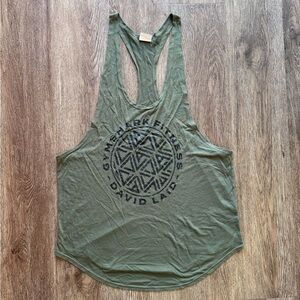 Gymshark Olive David Laid Exclusive Collection Tank Top